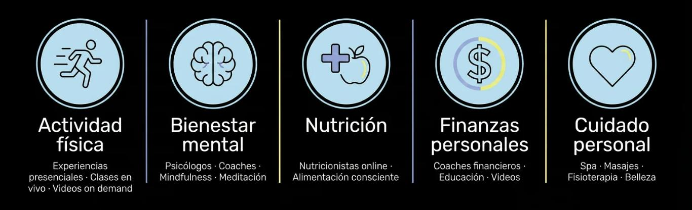 Los 5 pilares del bienestar Holos